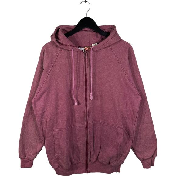 Vintage Blank English Boar Thermal Lined Full Zip Hoodie - Picture 1 of 2